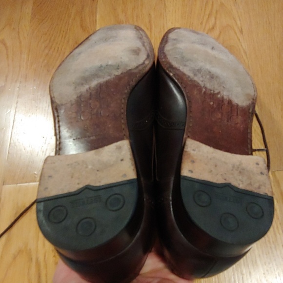 Carolina Herrera brown leather wingtip size 10.5 - Picture 5 of 6